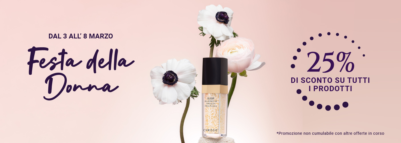 Chrissie Cosmetics | Festa delle Donna 2023